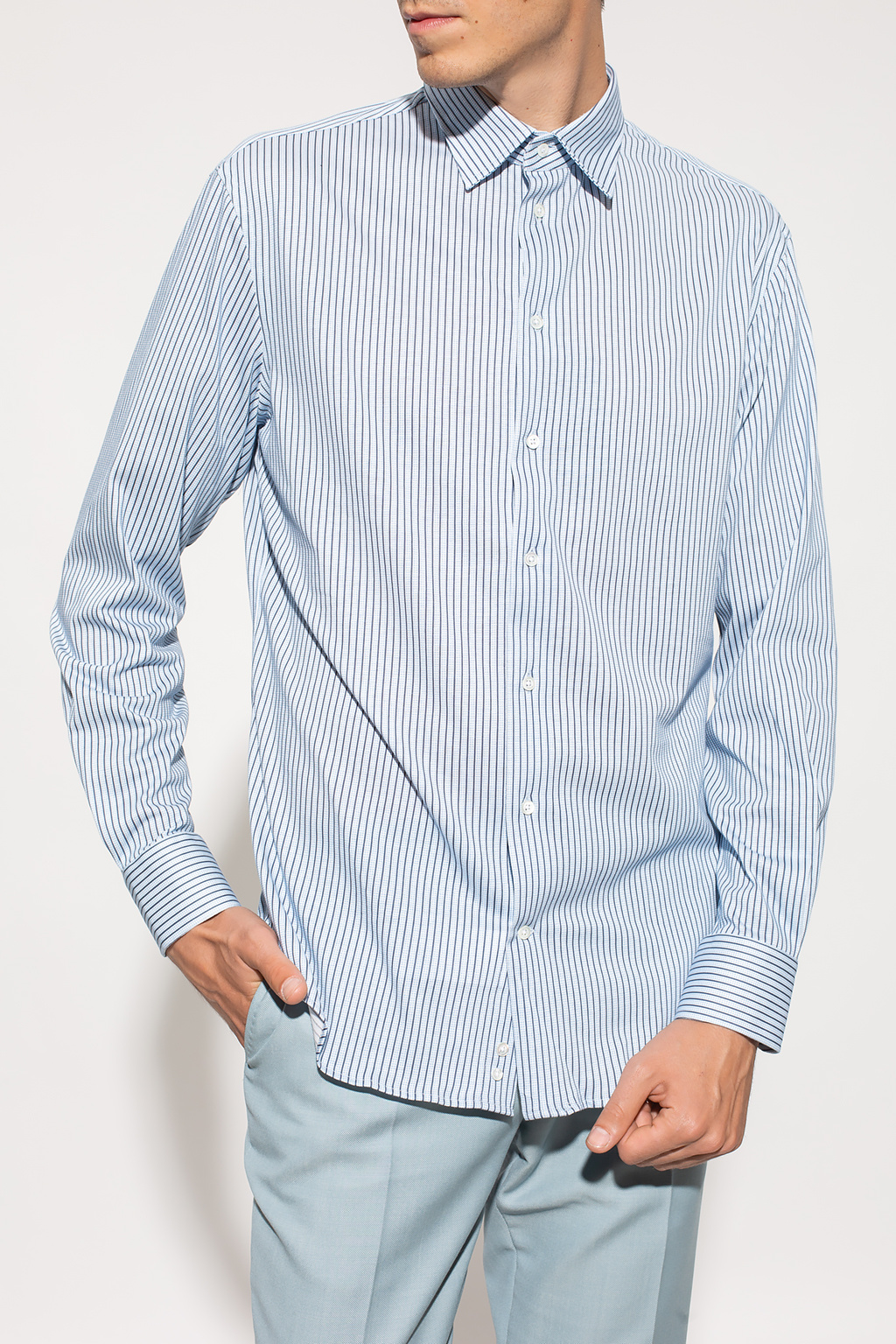 Cotton shirt with monogram Emporio Armani - Não há opiniões